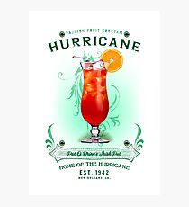 New Orleans Hurricane Cocktail Photographic Print