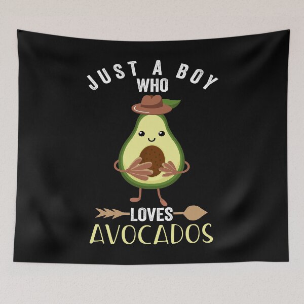 Item preview, Just A Boy Who Loves Avocados designed and sold by AmethystMurad.