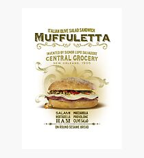 Muffuletta Sandwich Photographic Print