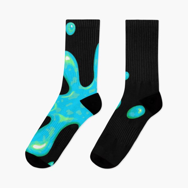 Item preview, Teal Aqua Slime | Happy Face | Black |  designed and sold by HappyFaceCo.