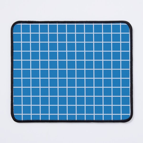 Item preview, Blue windowpane pattern designed and sold by iCraftCafe.