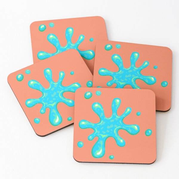Item preview, Teal Aqua Slime | Happy Face | Orange Peach | designed and sold by HappyFaceCo.