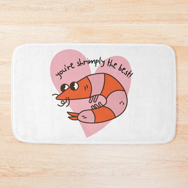 Item preview, You're Shrimply the best - Animal pun designed and sold by The Agreeable Raven.