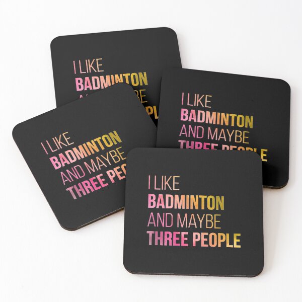 Item preview, Badminton Funny Quote in Watercolor| Perfect Gift|Badminton gift designed and sold by janusisu.