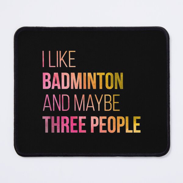 Item preview, Badminton Funny Quote in Watercolor| Perfect Gift|Badminton gift designed and sold by janusisu.