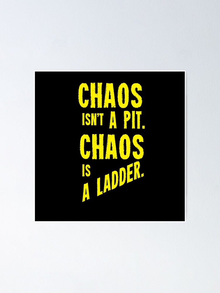 Game of Thrones Baelish Chaos Isn't a Pit Chaos is a Ladder