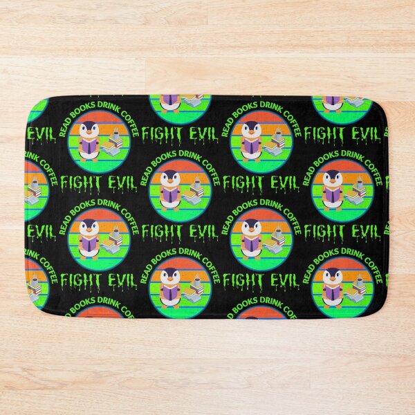 Item preview, Read Books Drink Coffee Fight Evil designed and sold by WoodburyLake.