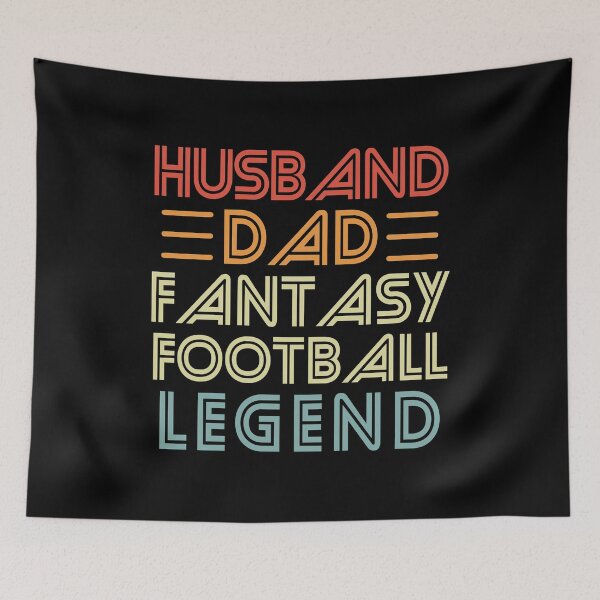 Item preview, Husband Dad Fantasy Football Legend Vintage Retro designed and sold by AnyKitty.
