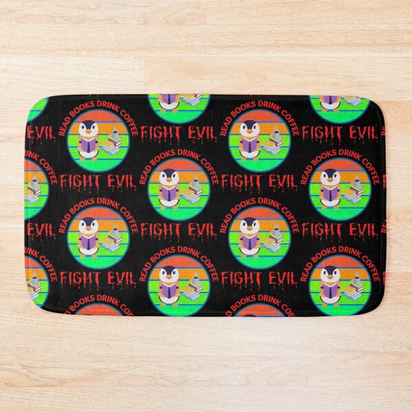 Item preview, Read Books Drink Coffee Fight Evil designed and sold by WoodburyLake.