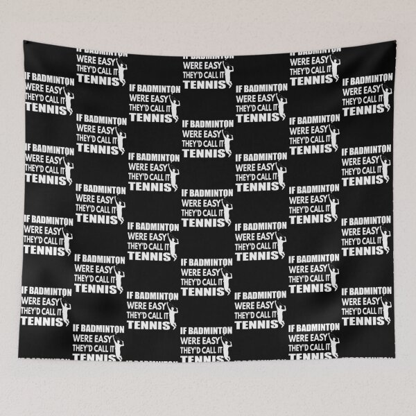 Item preview, If Badminton Were Easy| Perfect Gift|Badminton gift designed and sold by janusisu.