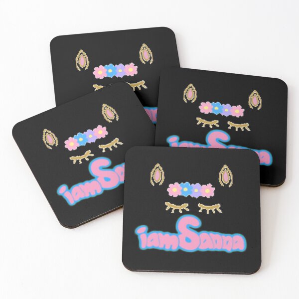 Item preview, iamSanna Loves Unicorns Black NotiamSanna Sanna designed and sold by Totkisha1.