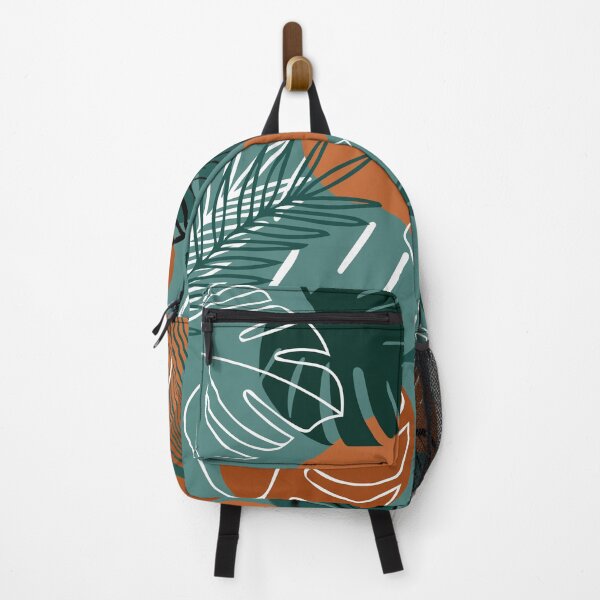 Item preview, Tropical leaves abstract pattern designed and sold by onemoremask.