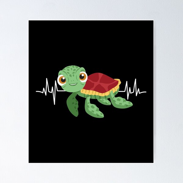Item preview, Heartbeat Sea Turtles Clothes Ekg Heart Rate Gift Sea Turtle designed and sold by ferminfarflu.