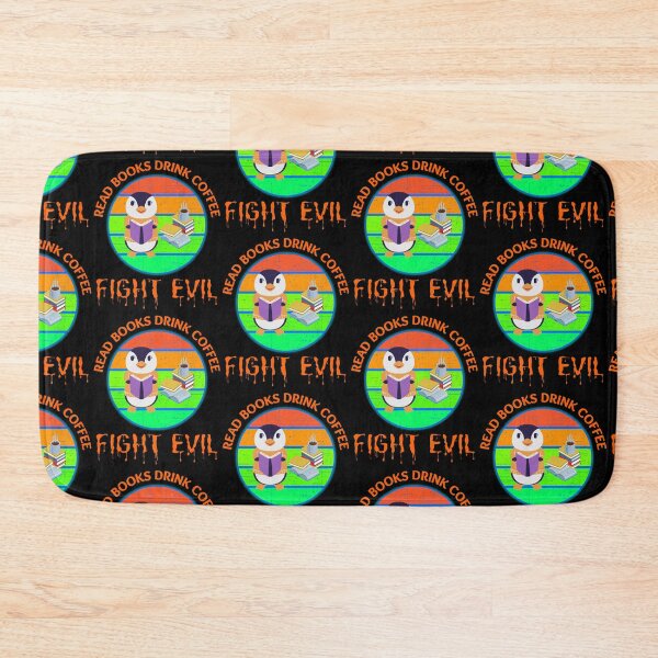 Item preview, Read Books Drink Coffee Fight Evil designed and sold by WoodburyLake.