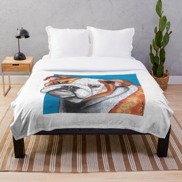 Item preview, Love My Bulldog! designed and sold by TheArtBarCafe.