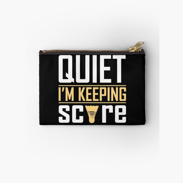 Item preview, Quiet I Am Keeping Score| Perfect Gift|Badminton gift designed and sold by janusisu.