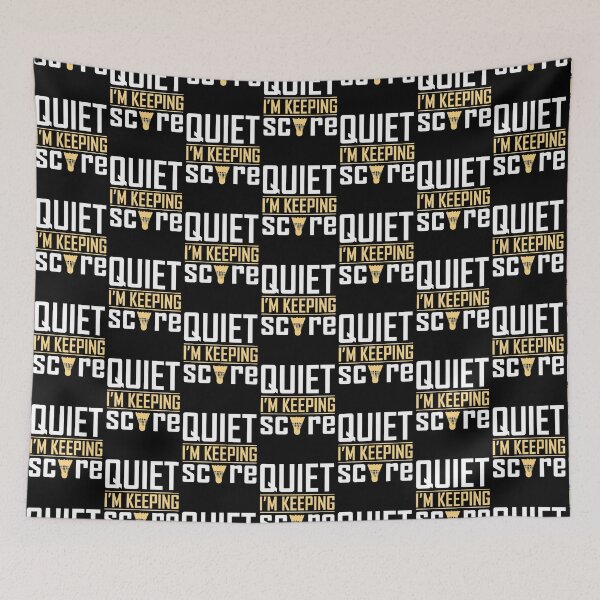 Item preview, Quiet I Am Keeping Score| Perfect Gift|Badminton gift designed and sold by janusisu.