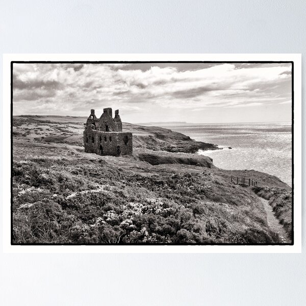 Item preview, Dunskey castle near Portpatrick, Wigtownshire, Scotland. designed and sold by Richard Flint.
