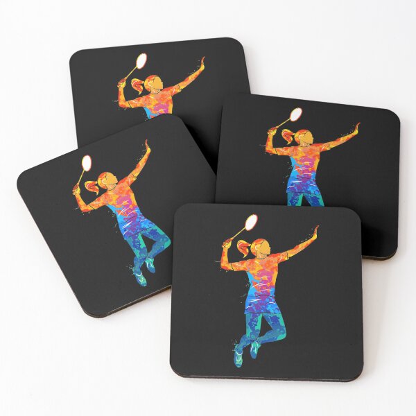 Item preview, Badminton player abstract| Perfect Gift|Badminton gift designed and sold by janusisu.