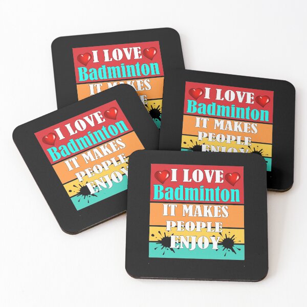 Item preview,  I love badminton It makes people enjoy | Perfect Gift|Badminton gift designed and sold by janusisu.