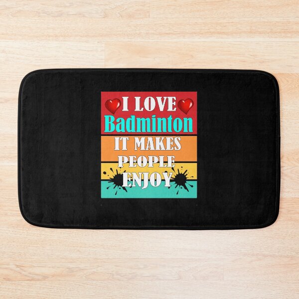 Item preview,  I love badminton It makes people enjoy | Perfect Gift|Badminton gift designed and sold by janusisu.