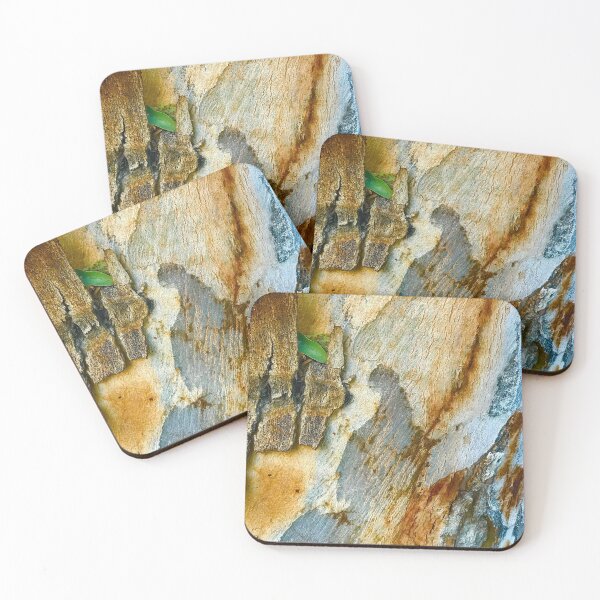 Item preview, Ice Blue And Honey Whiskey-Colored Tree Bark designed and sold by DEC02.