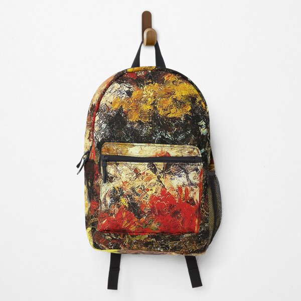 Artikelvorschau, Vintage Stillleben Malerei von Floral Burnt Orange Herbst Muster entworfen und verkauft von Tamas Das.