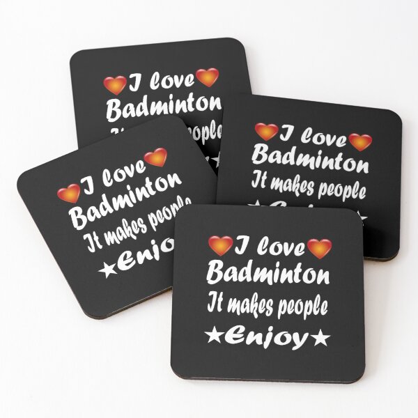 Item preview,  I love badminton It makes people enjoy | Perfect Gift|Badminton gift designed and sold by janusisu.
