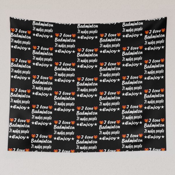 Item preview,  I love badminton It makes people enjoy | Perfect Gift|Badminton gift designed and sold by janusisu.