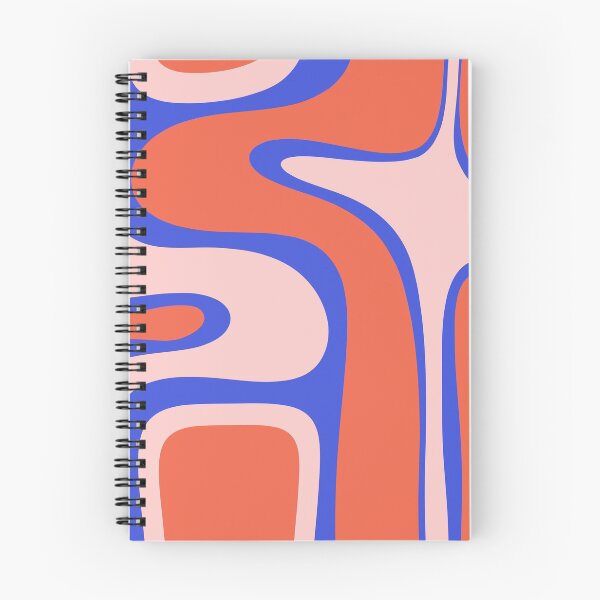 Item preview, Copacetic Abstract Royal Blue Blush Pink Red Orange designed and sold by kierkegaard.