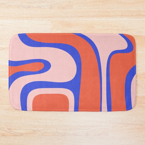 Item preview, Copacetic Abstract Royal Blue Blush Pink Red Orange designed and sold by kierkegaard.
