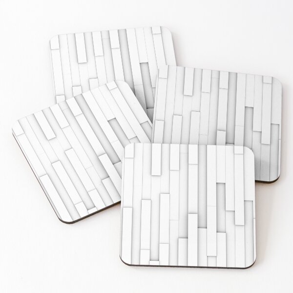 Item preview, White blocks abstract designed and sold by UDDesign.