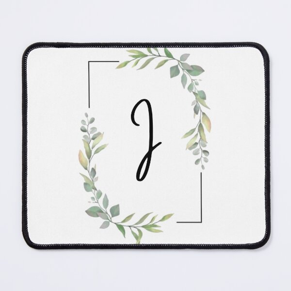 Item preview, Monogram letter I with green leaves designed and sold by JustSeasons.