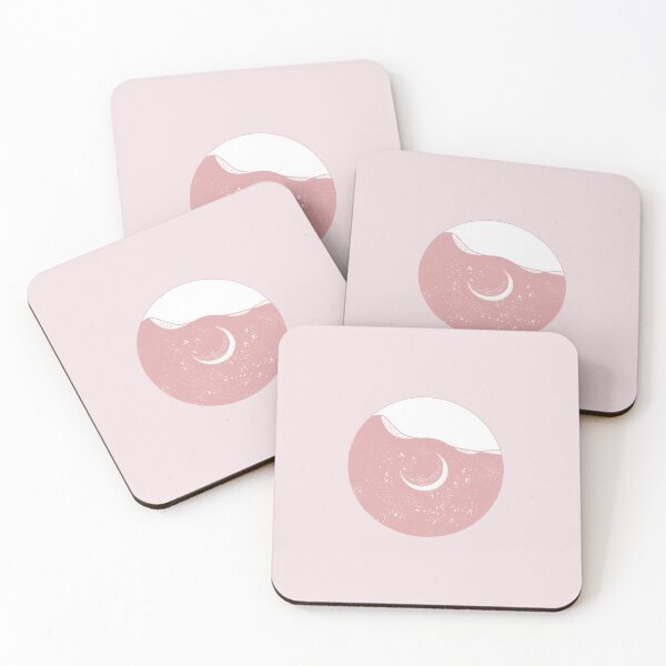 Item preview, Moon Popsocket Pastel Pink designed and sold by CaosTranscrito.