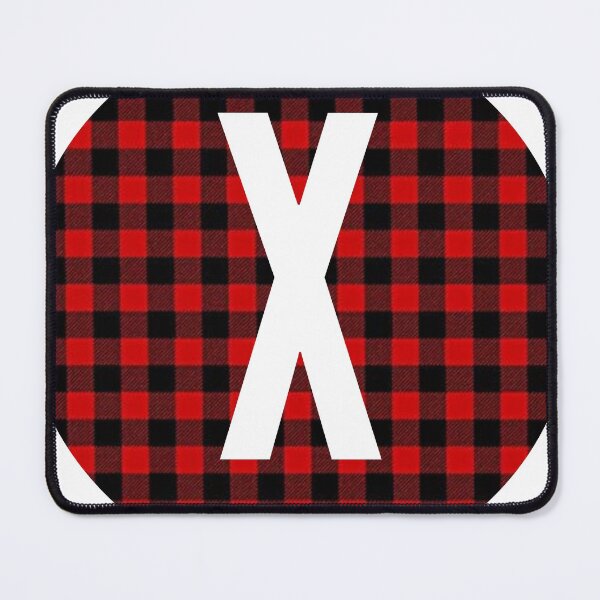 Item preview, Monogram letter X flannel design designed and sold by JustSeasons.