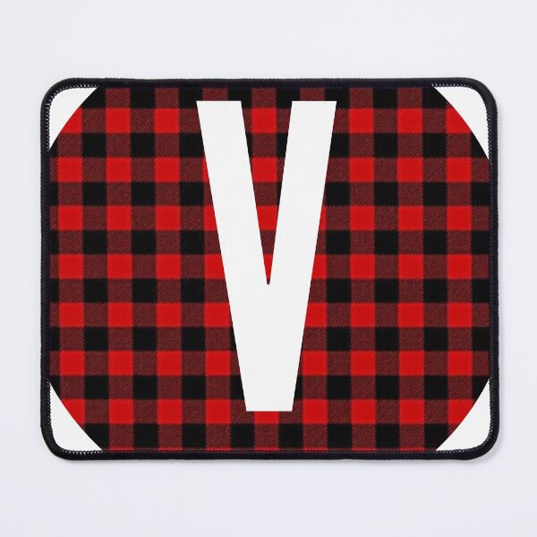 Item preview, Monogram letter V flannel design designed and sold by JustSeasons.