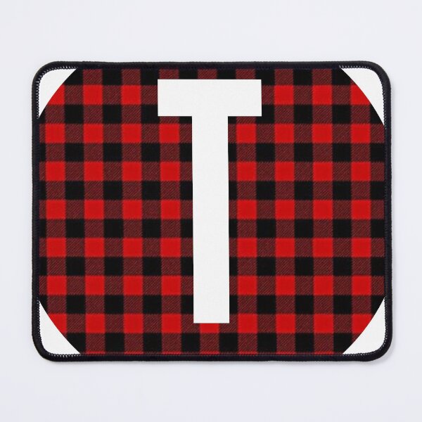 Item preview, Monogram letter T flannel design designed and sold by JustSeasons.