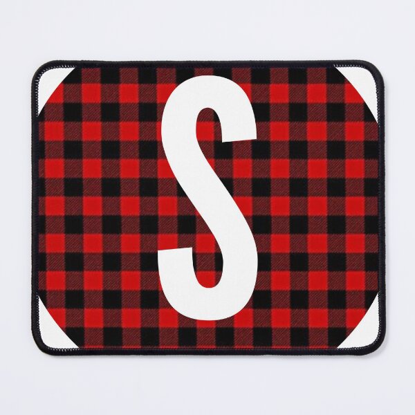 Item preview, Monogram letter S flannel design designed and sold by JustSeasons.