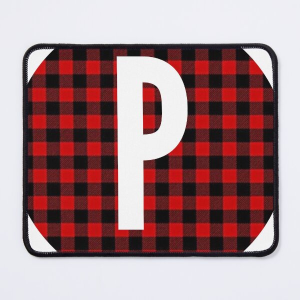 Item preview, Monogram letter P flannel design designed and sold by JustSeasons.