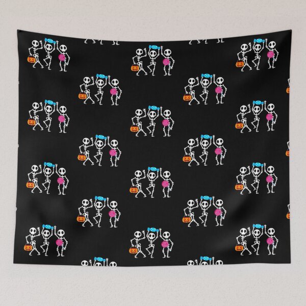 Item preview, Trick-Or-Treating Skeletons designed and sold by ChelleCreate.
