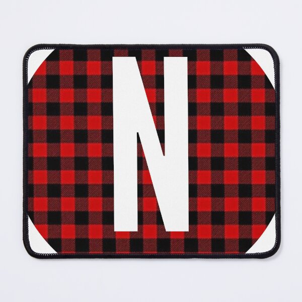Item preview, Monogram letter N flannel design designed and sold by JustSeasons.