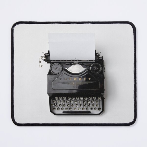 Item preview, Black Minimal Typewriter designed and sold by cerenalkan.