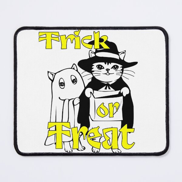Item preview, Trick or Treat Witch Cat designed and sold by Verdant Rose Studio.