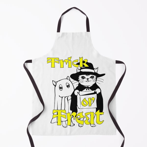 Item preview, Trick or Treat Witch Cat designed and sold by Verdant Rose Studio.