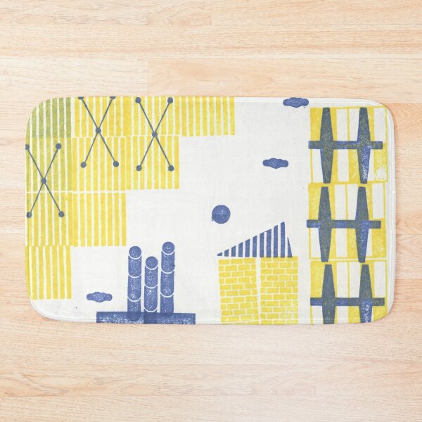 Item preview, Modernist stamp landscape designed and sold by ellenmueller.