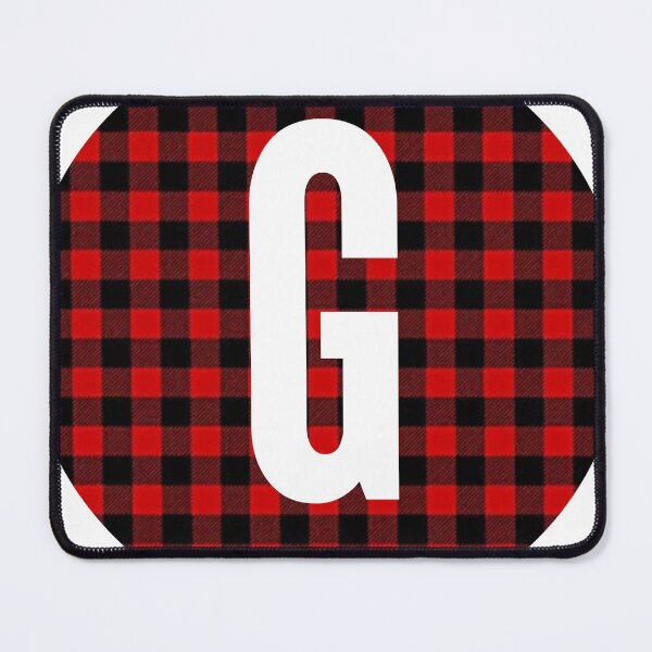 Item preview, Monogram letter G flannel design designed and sold by JustSeasons.