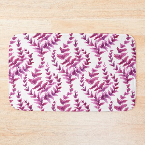 Item preview, Pink fern watercolour pattern designed and sold by Egle Kristensen.