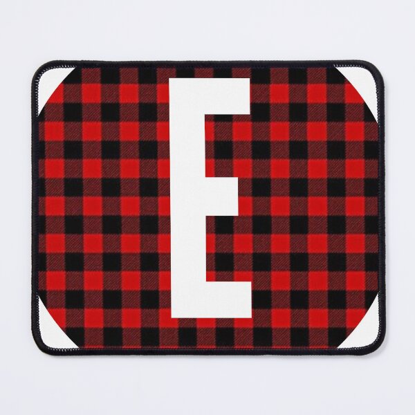 Item preview, Monogram letter E flannel design designed and sold by JustSeasons.