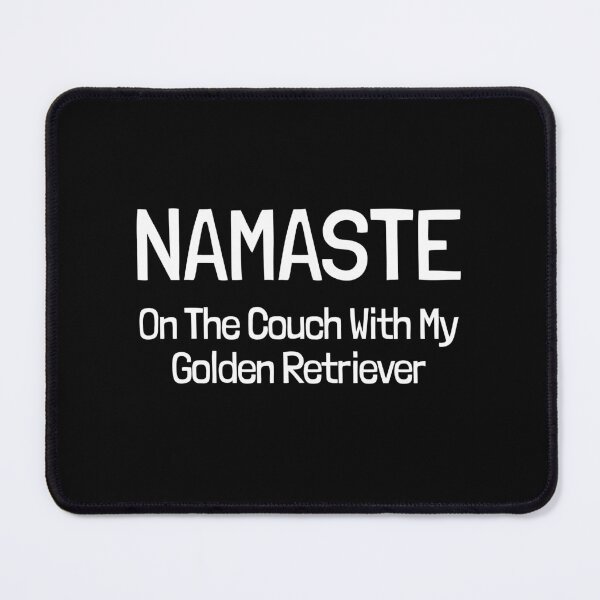 Item preview, Namaste On The Couch With My Golden Retriever designed and sold by Guarddogdrive.