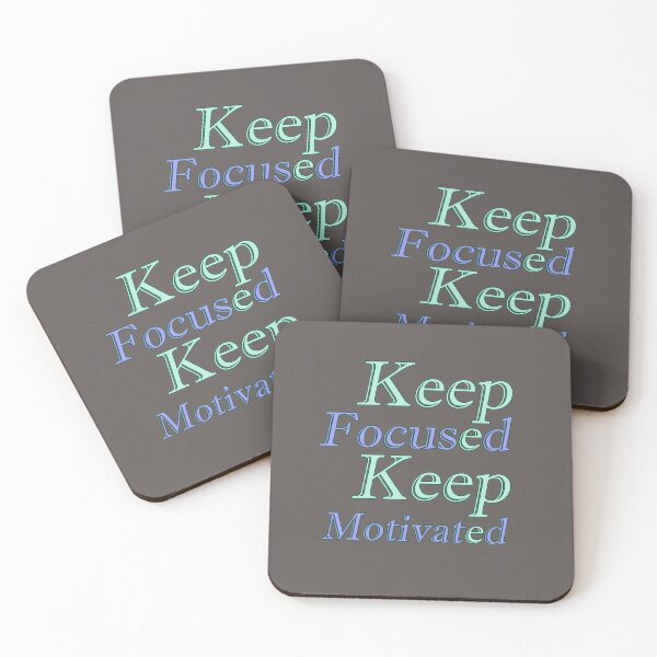 Item preview, Keep Focused Keep Motivated, Inspirational Motivational Gift Idea  designed and sold by tawscolors.